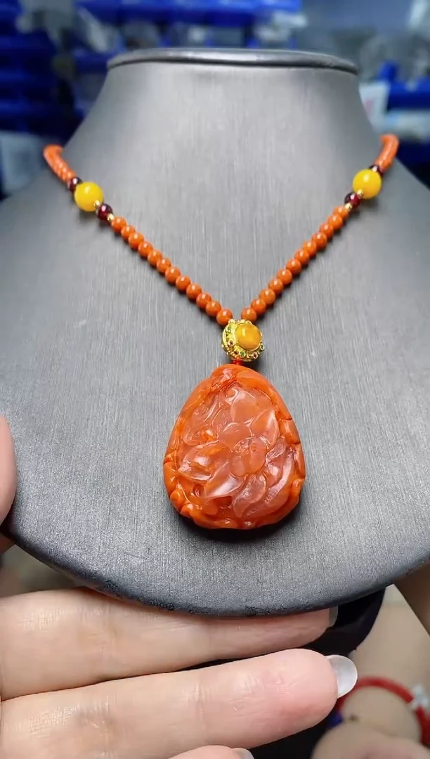 未镶嵌颈饰玛瑙/玉髓G08936