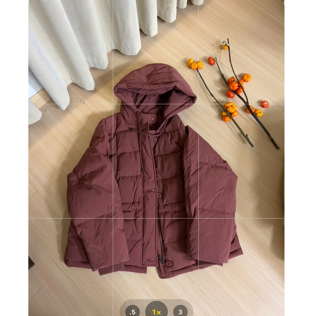 慎拍！！小红帽~日系简约韩版连帽保暖羽绒服 特特特 看好再拍 谢谢