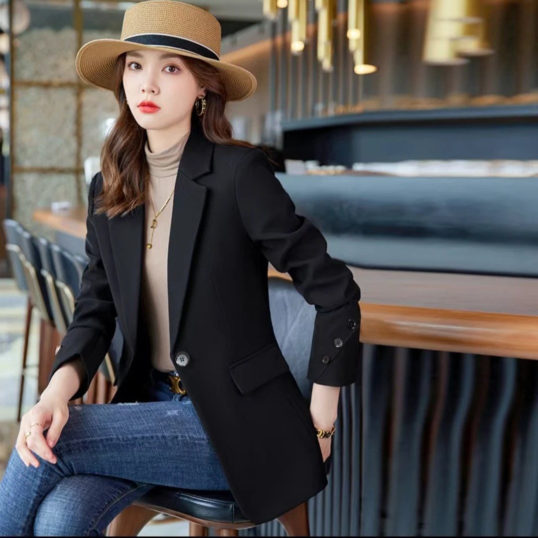 小西装女外套黑色高级感小西服洋气秋装新款女装2025爆款秋季百搭