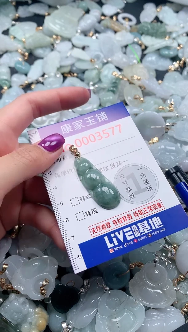 颈饰未镶嵌翡翠3577