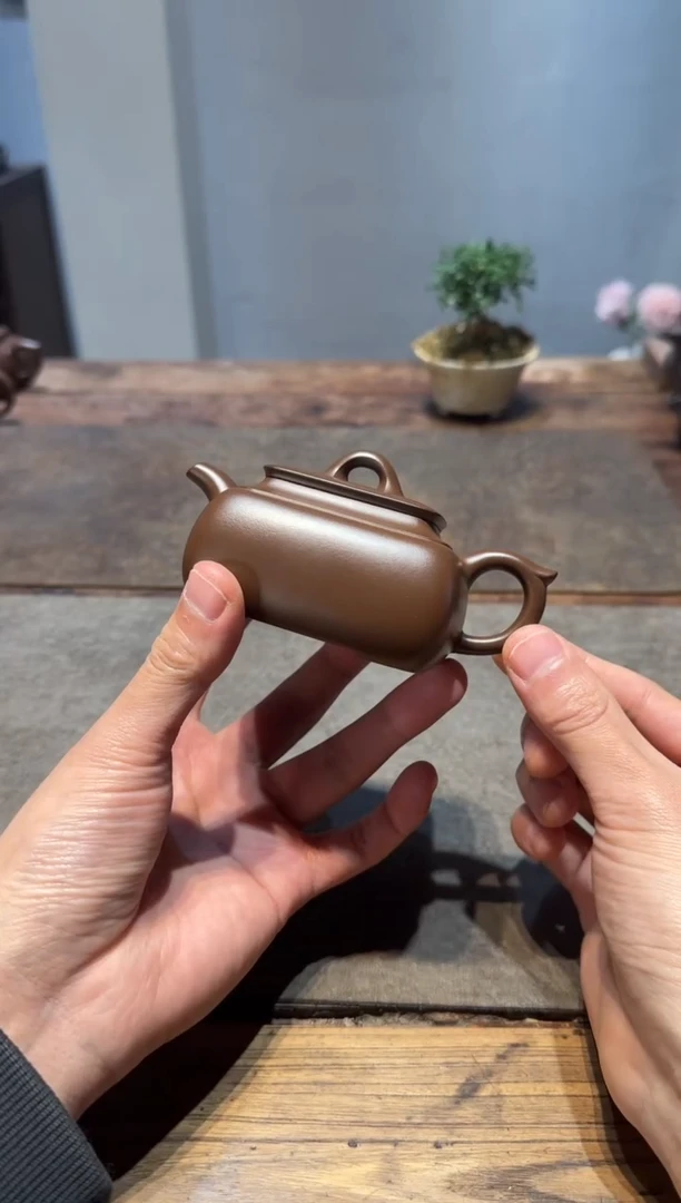 茶壶紫砂淘长四方 紫砂壶