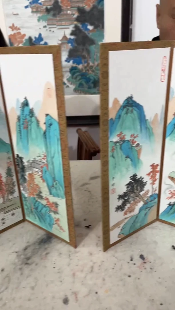 国画马宁晞-山水册页