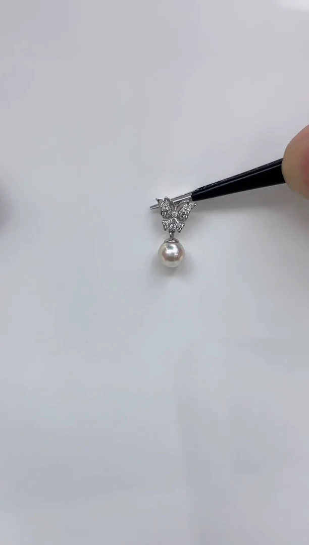 【闪购商品】海水珍珠颈饰银S925镶嵌海水珍珠吊坠