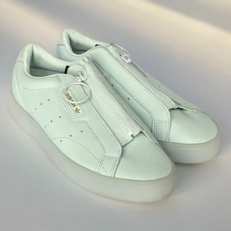 【瑕疵慎拍】 adidas 女子拉链显瘦休闲鞋 EE8611-36(鞋盒破损)