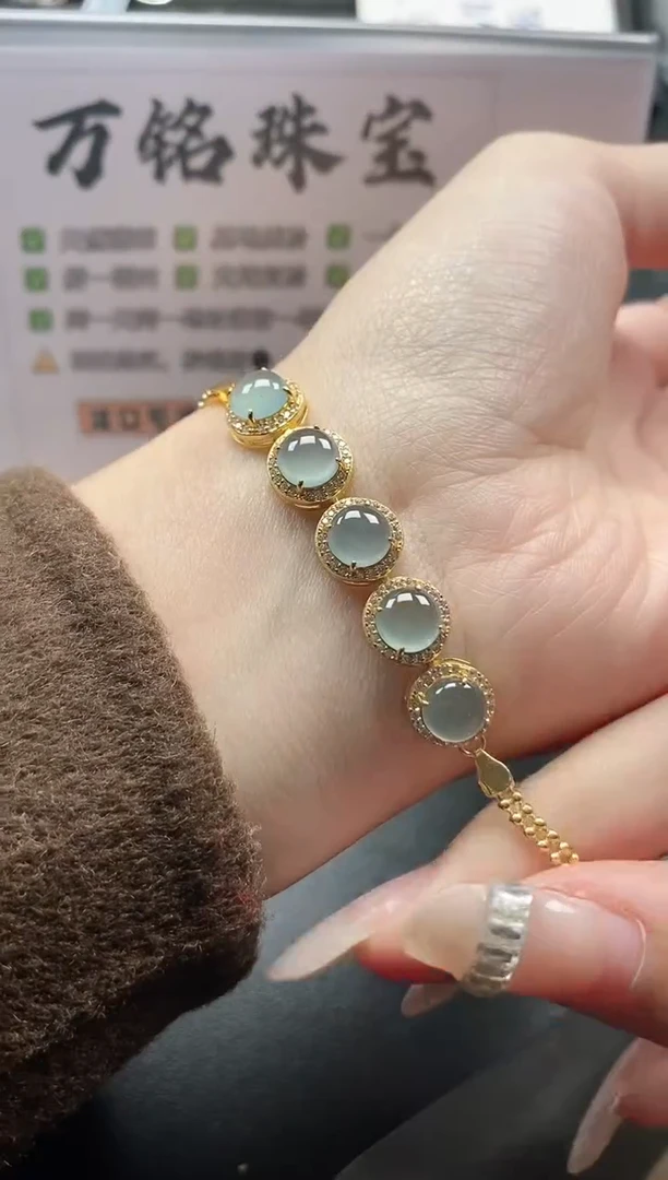 银S925镶嵌戒指翡翠51511