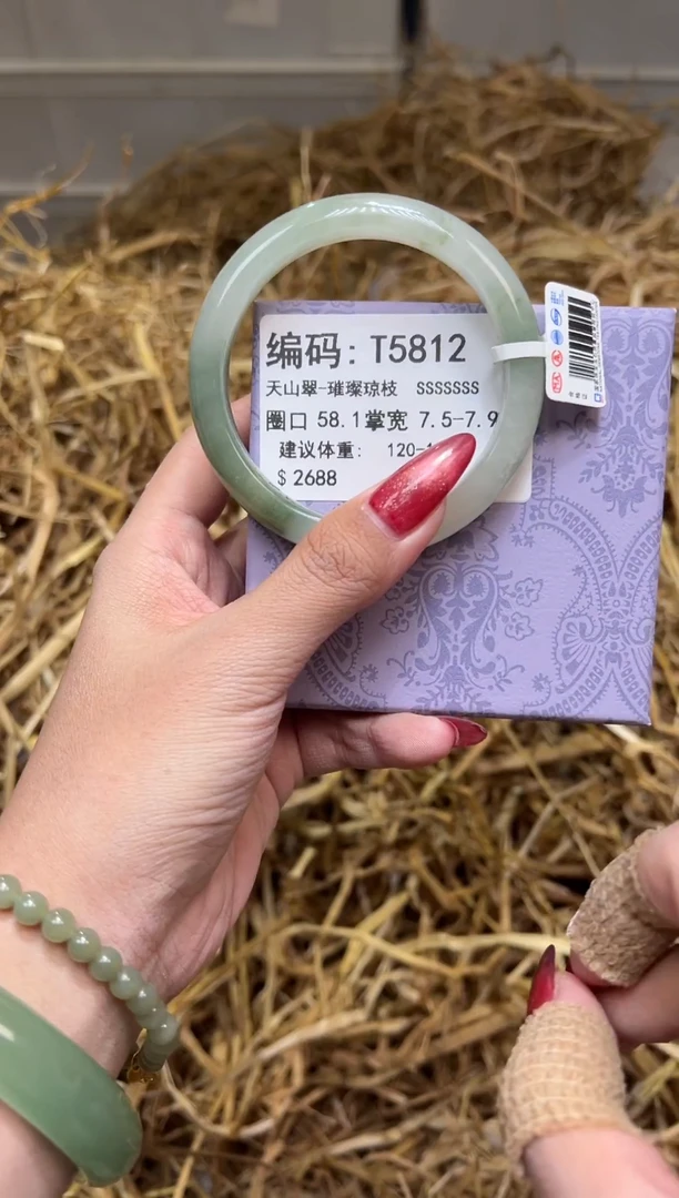 未镶嵌手镯石英质玉T5812