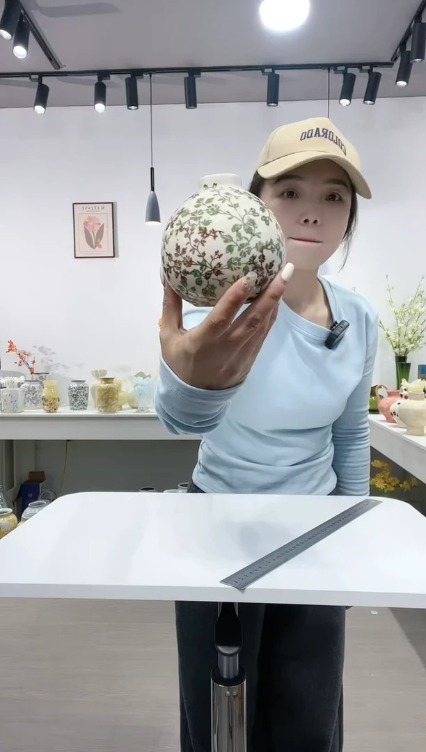 【闪购商品】陶瓷田园小青花圆