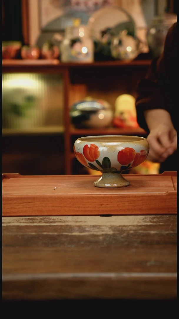 摆件景德镇纯手工釉下彩精品茶具