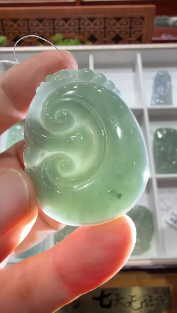 未镶嵌挂件翡翠A货翡翠多样性孤品