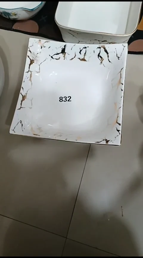 瓷832四方碗一个装