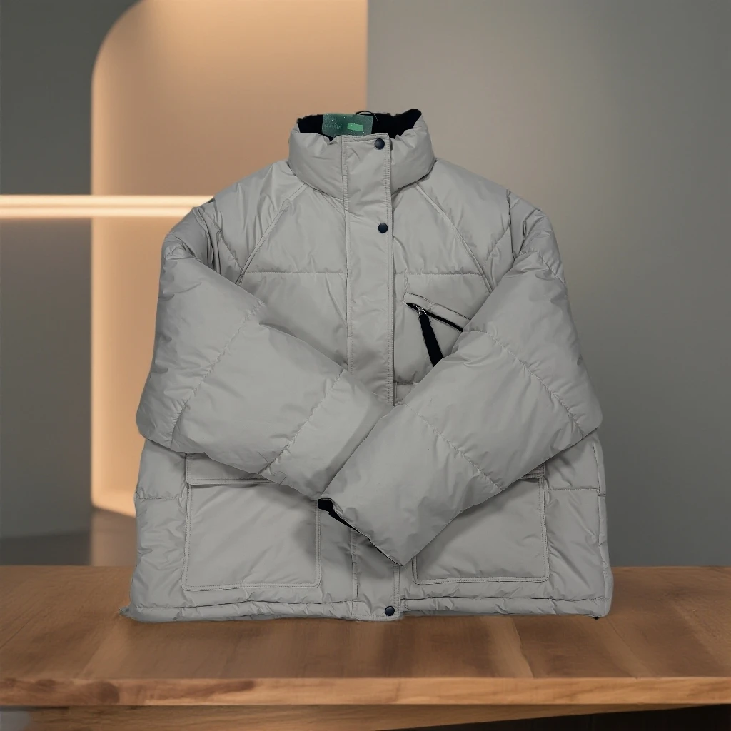 【山之峰】净版插肩百搭大码大版保暖棉服立领时尚8028
