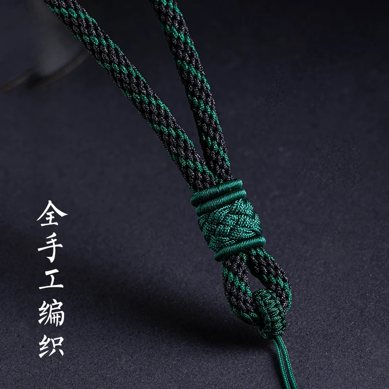 非金属布艺吊坠 繁花结手工加粗高档玉佩套头粗非金属布艺吊坠