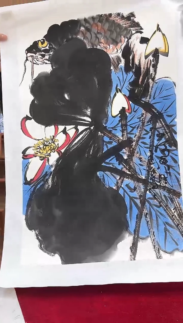 国画李进潮老师2.7平尺作品