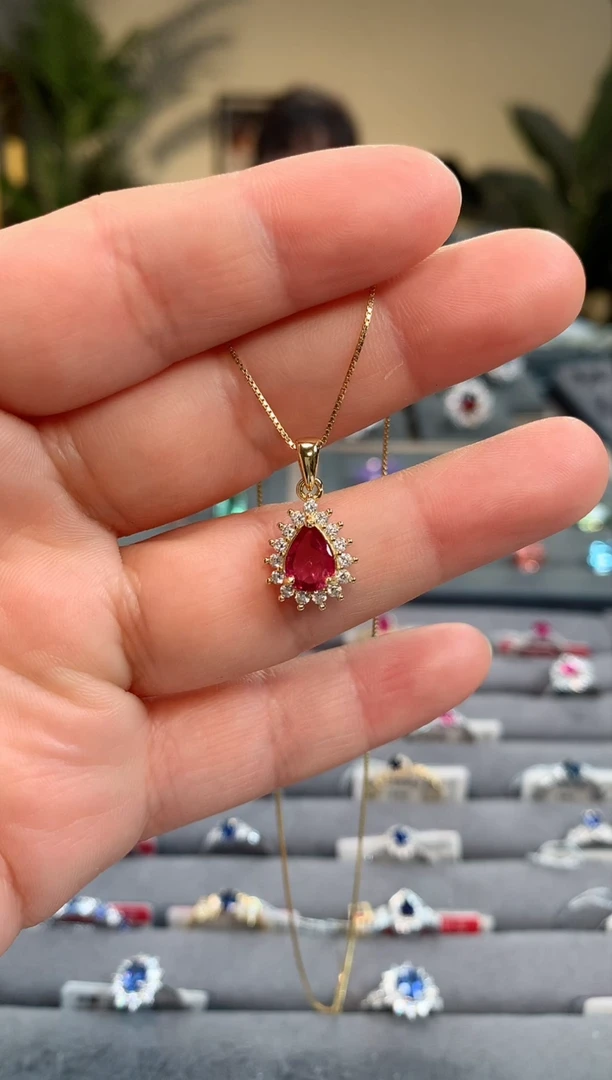 【闪购商品】碧玺吊坠(赠链)银S925镶嵌碧玺