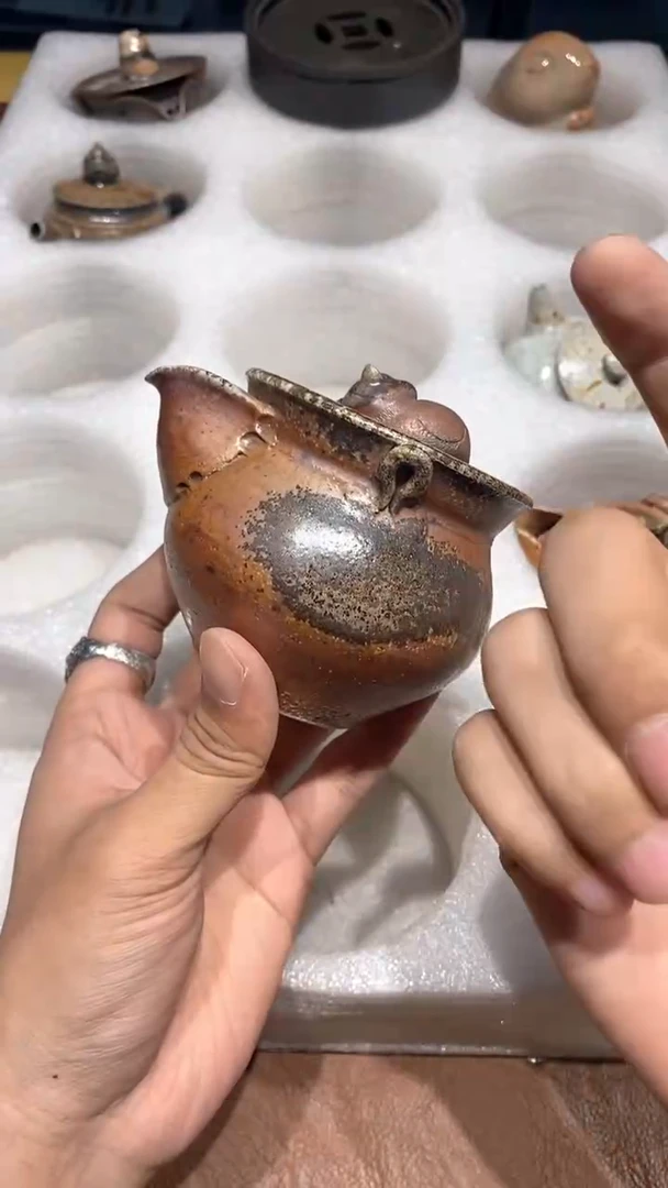 陶瓷奢瓷/瑞寅柴烧茶器（宝瓶）1500