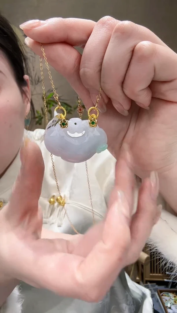 【闪购商品】翡翠耳饰未镶嵌吊坠