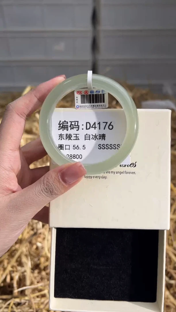 未镶嵌手镯石英质玉D4176