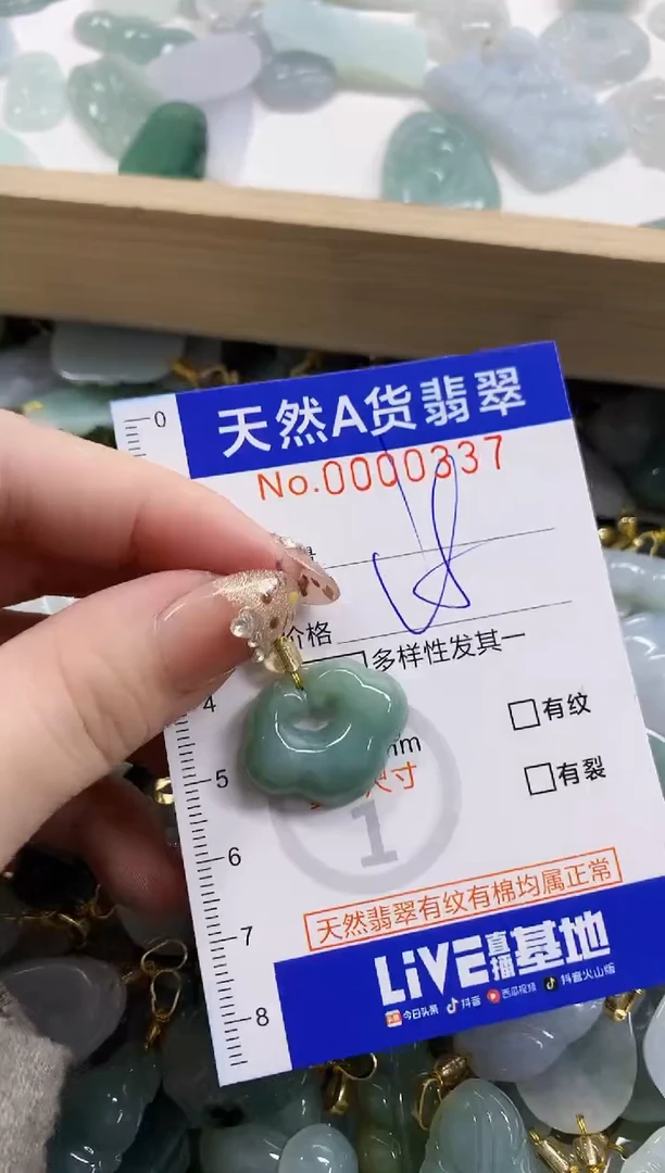颈饰未镶嵌翡翠天然A货翡翠
