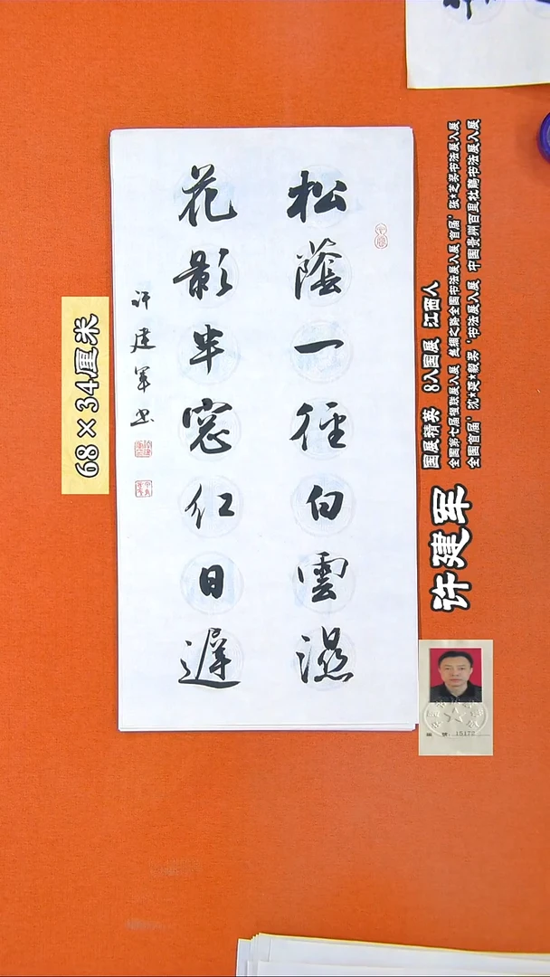 书法95R许建军书法作品