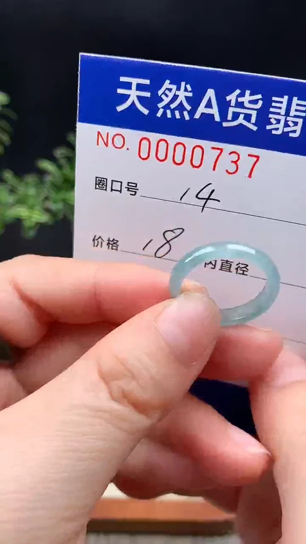 未镶嵌戒指翡翠14#