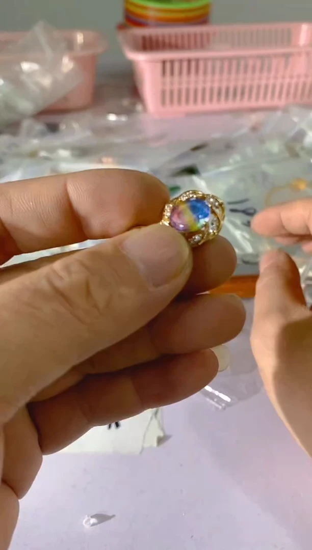 【闪购商品】水晶颈饰银S925镶嵌508红宝，蓝宝，多样性发一件赠链