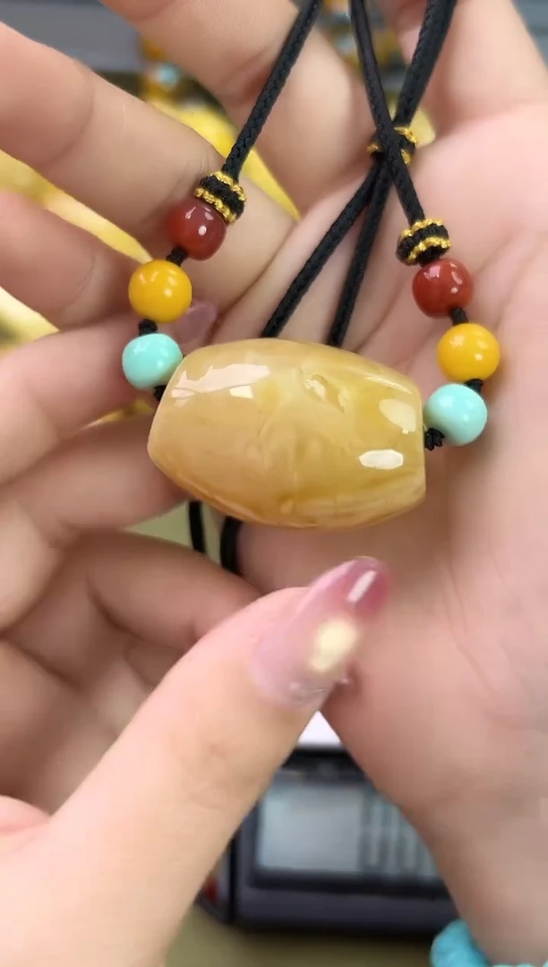 裸石琥珀未镶嵌天然琥珀蜜蜡吊坠