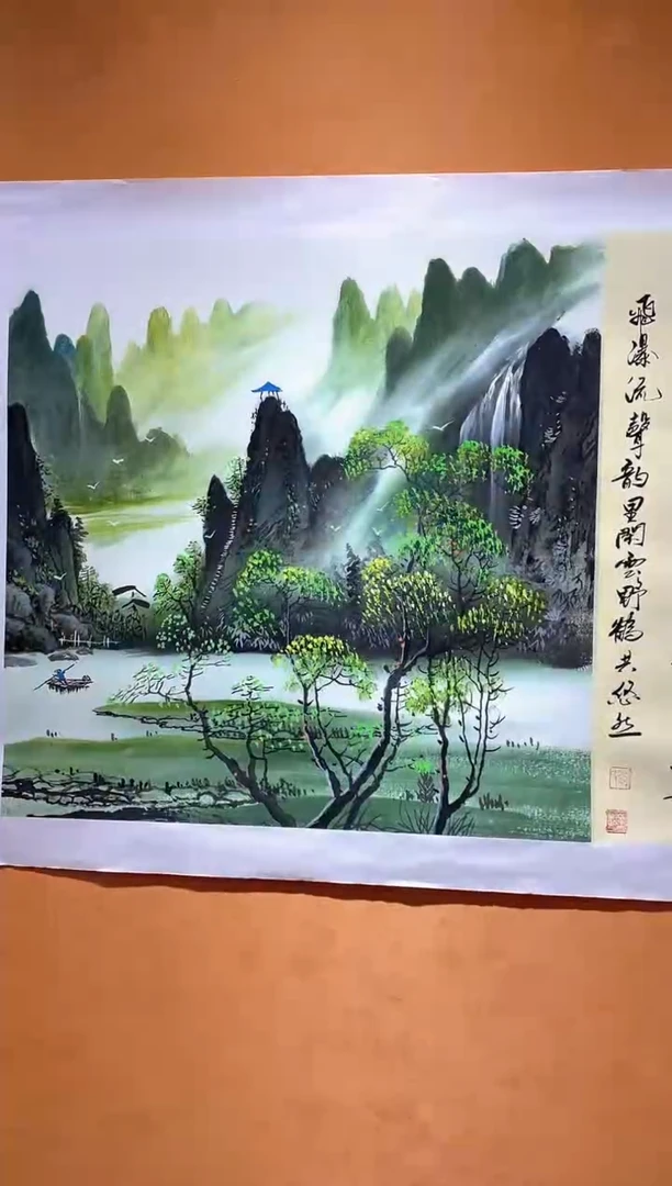 国画刘金玉教授亲笔手绘