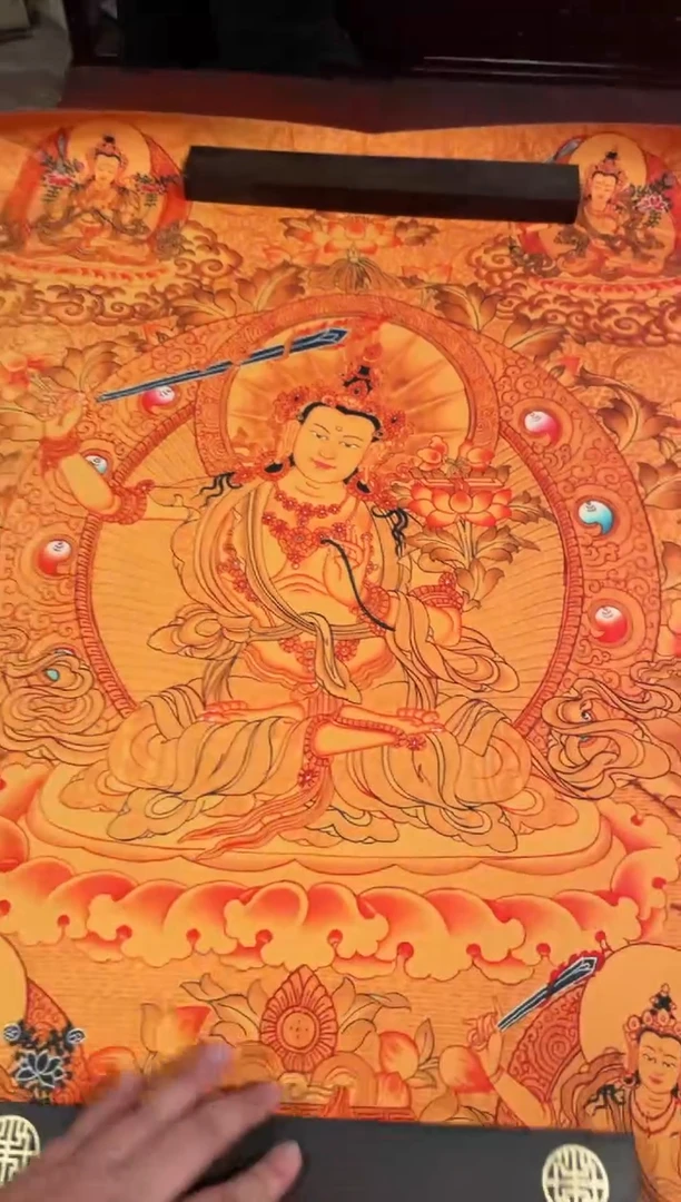 卷轴画手绘唐卡119