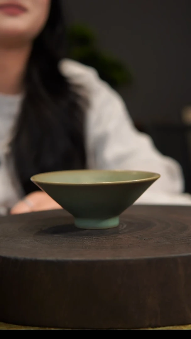 杯子斗笠杯 汝州原产地  原矿老釉