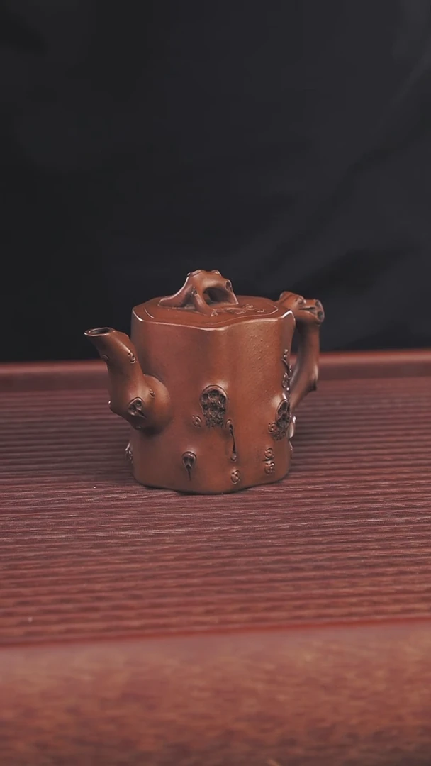 茶壶紫砂150cc顾氏手工紫砂