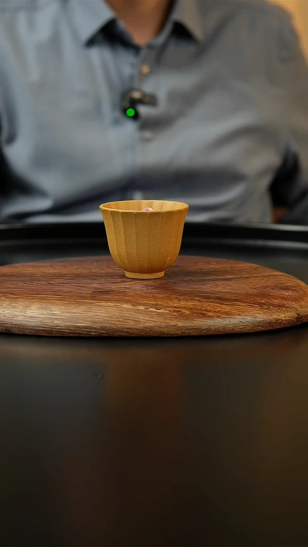 茶杯段泥196菊瓣杯