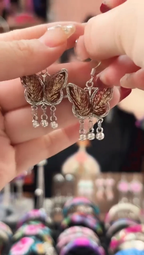 织绣艺枝独绣手工饰品70