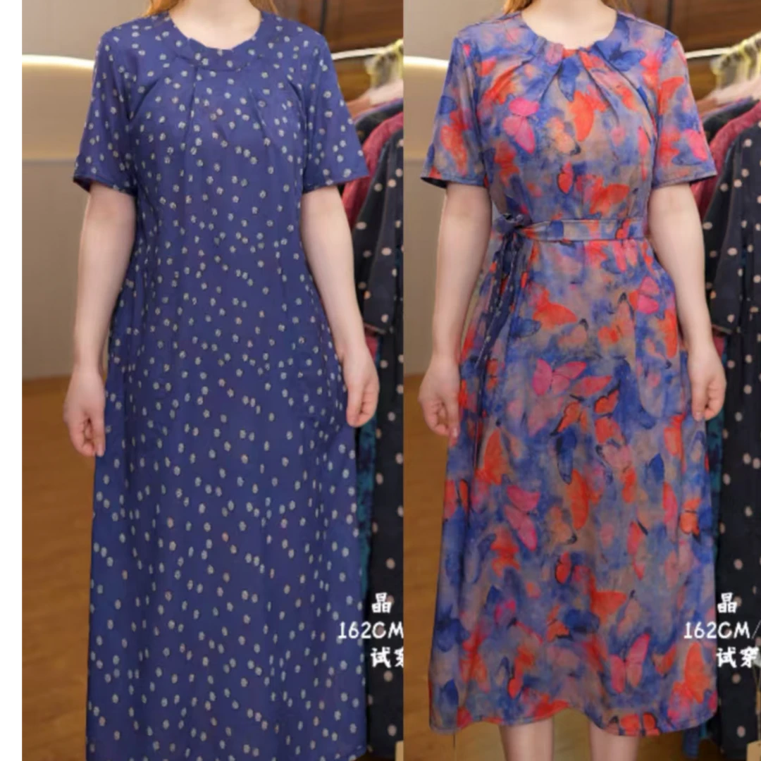 6578-10新款舒适时尚休闲双面穿连衣裙