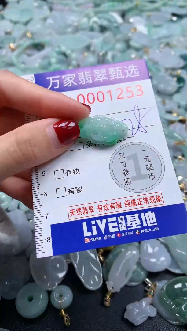 吊坠(不含链)未镶嵌翡翠1253