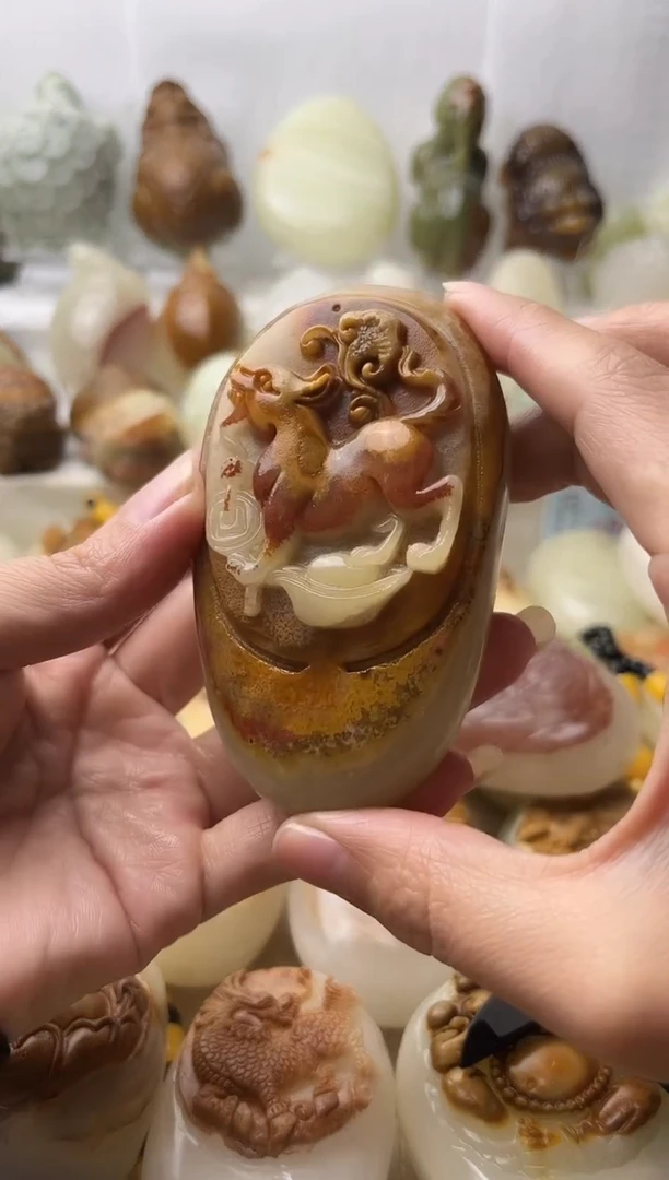 石材古青石棉纹正常不退换狗