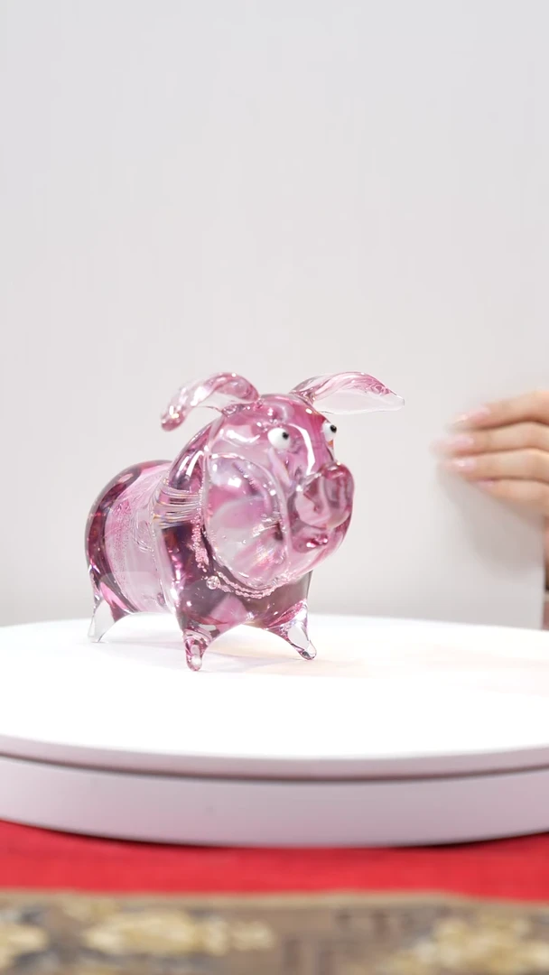 【闪购商品】琉璃手工艺品小猪