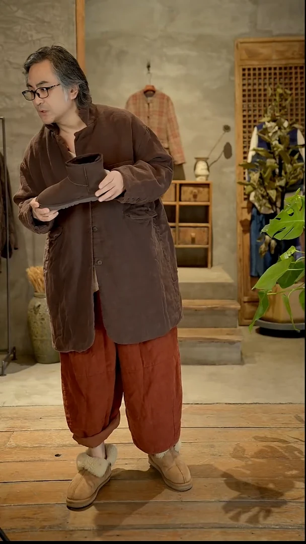 还朴堂原创棉短靴