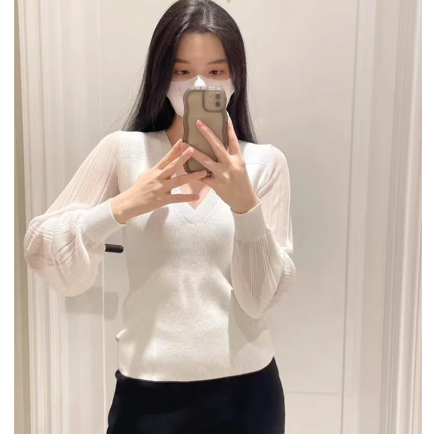 福利--拍下编码--圆领套头宽松长袖时尚慵懒风气质毛衣女上衣小君
