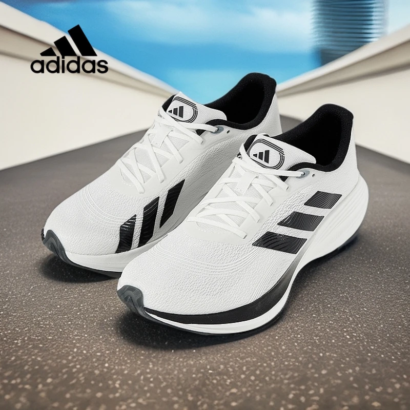 adidas/阿迪达斯跑鞋男鞋女鞋李现同款盈风运动鞋跑步白色 JS2327