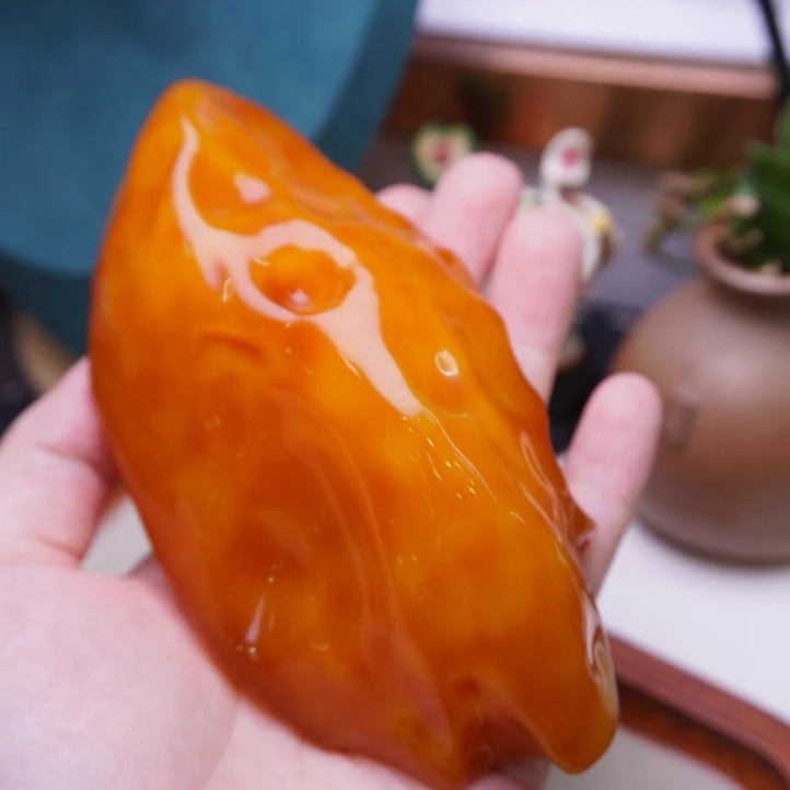 臻品原石手把件/摆件