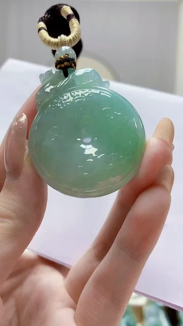 未镶嵌定制翡翠4898jw-毛货挂件176