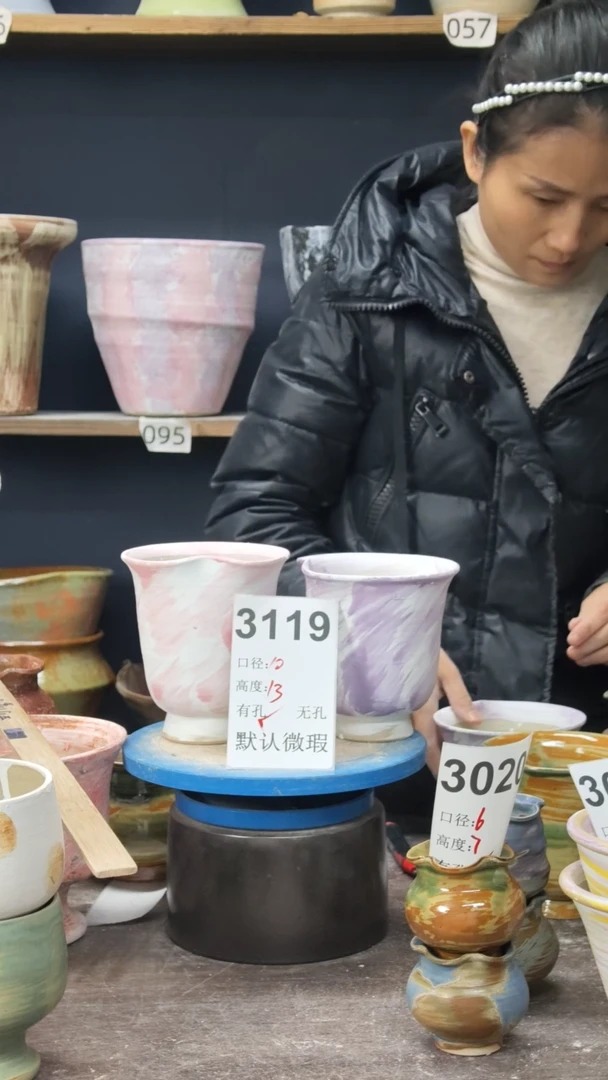 景德镇花盆默认微瑕3119