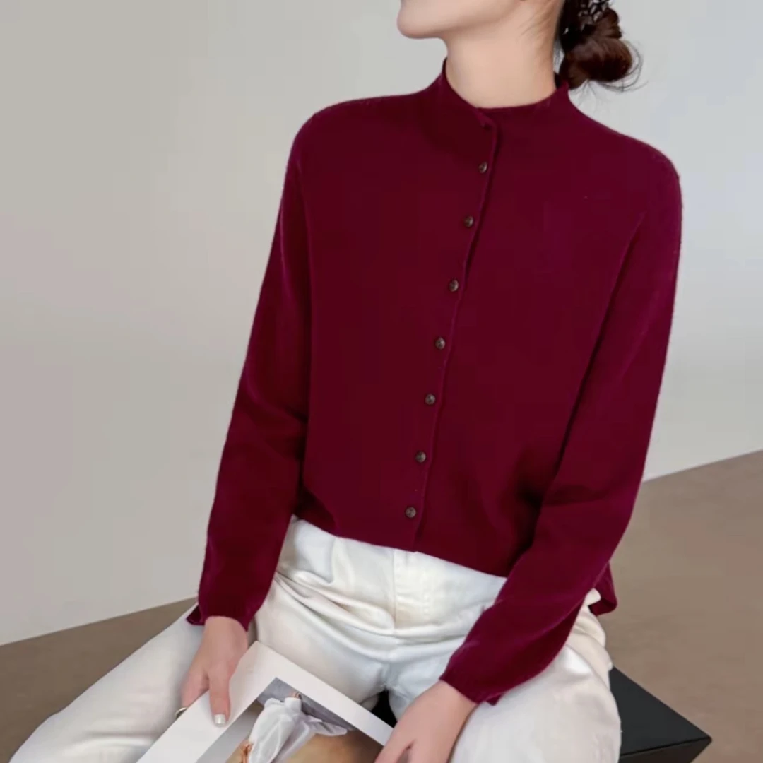 【LP新贵】100%康宝莱山羊绒 保暖秋冬毛衣开衫百搭