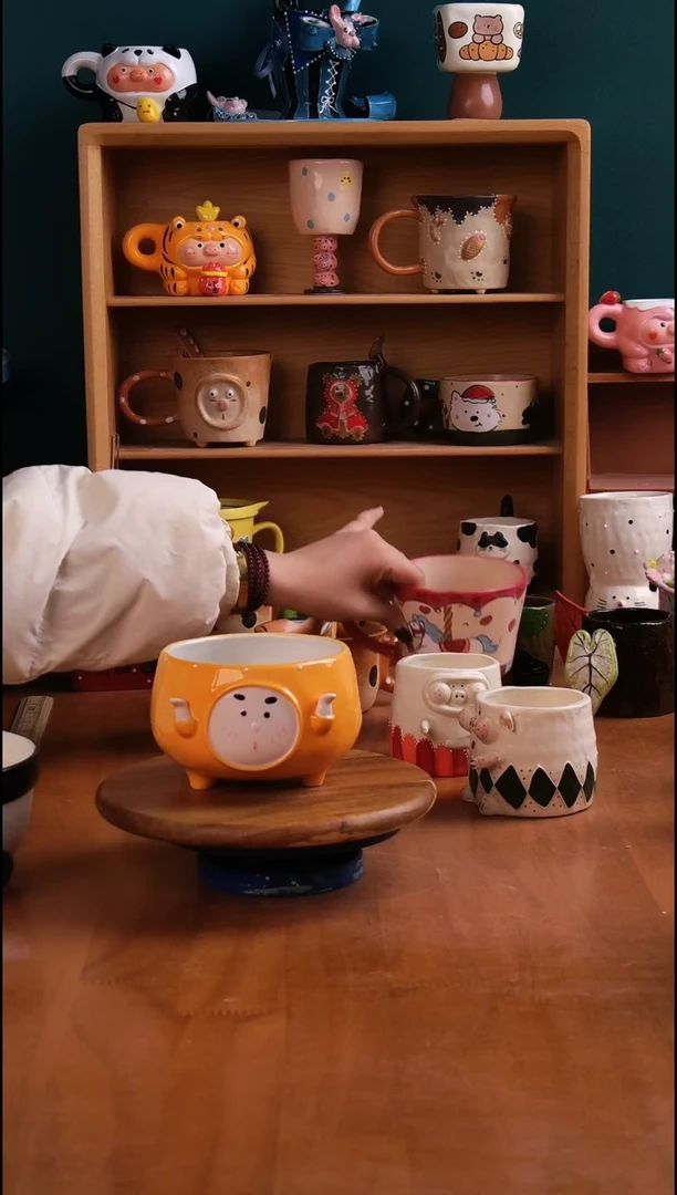 摆件陶景德镇原创手工陶瓷