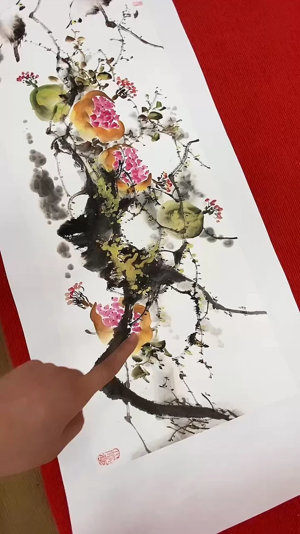 国画国画史龙-绘画作品-6