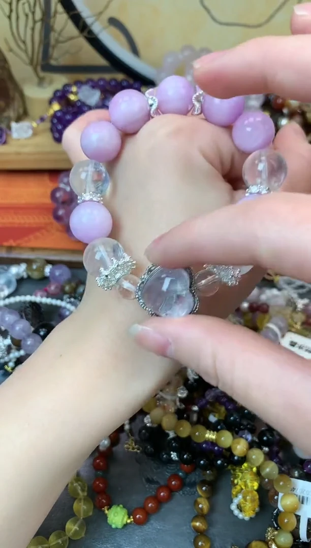 【闪购商品】锂辉石手链未镶嵌花语轩244