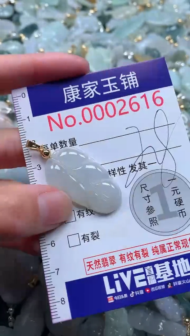 【闪购商品】翡翠吊坠(不含链)未镶嵌2616