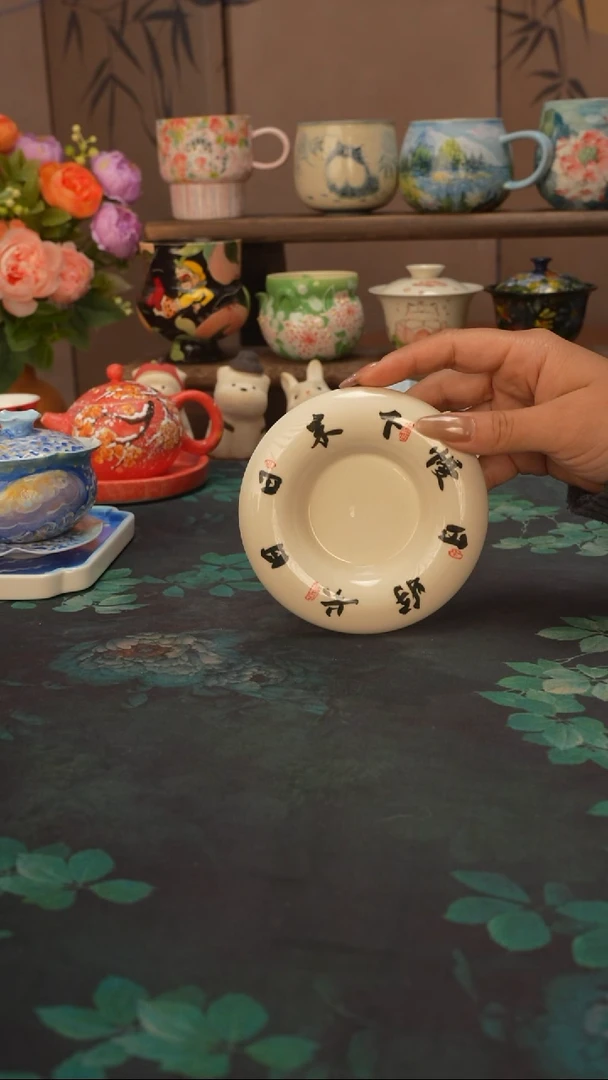 羲下兰行  定风波杯垫