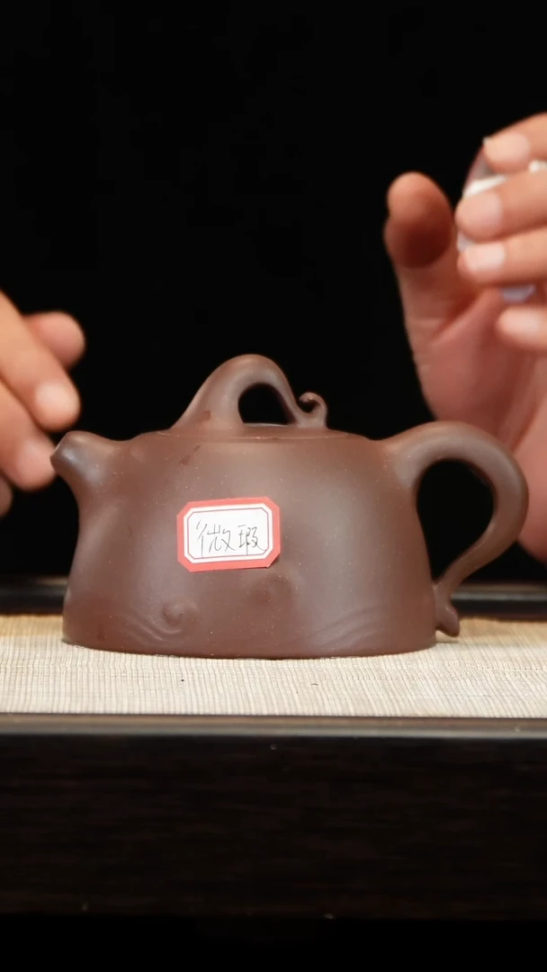 茶壶紫砂微瑕天青卷毛
