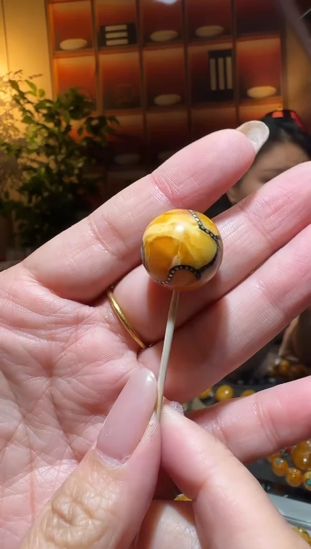 蜜蜡颈饰未镶嵌2633天然蜜蜡珠宝奇石全都保真